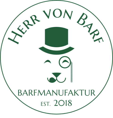 Herr von Barf Logo grün auf weiss Herr von Barf Logo grün auf weiss