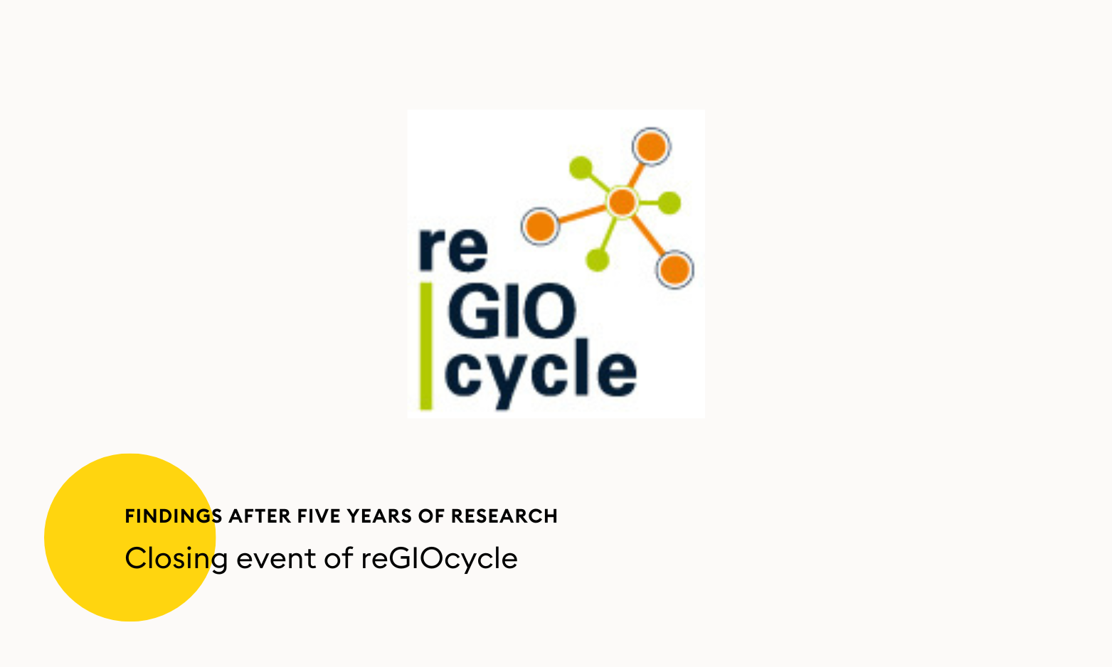 Abschlussevent regiocycle EN